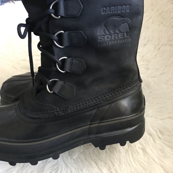 Sorel Men’s Caribou Boots Black - Picture 5 of 8
